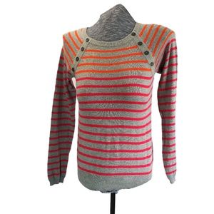 Anthropologie Sparrow Knit Striped Sweater Medium